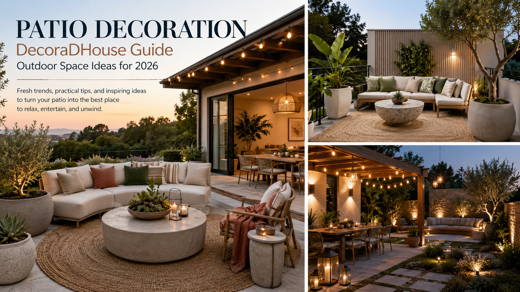 Patio Decoration DecoraDHouse