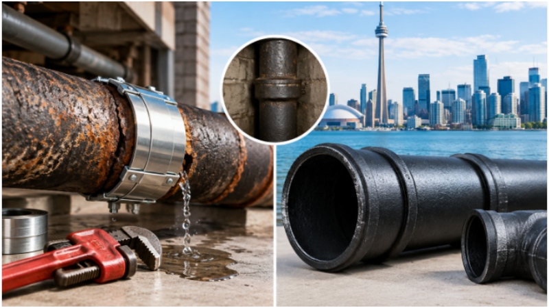 Cast Iron Drain Pipes in Toronto