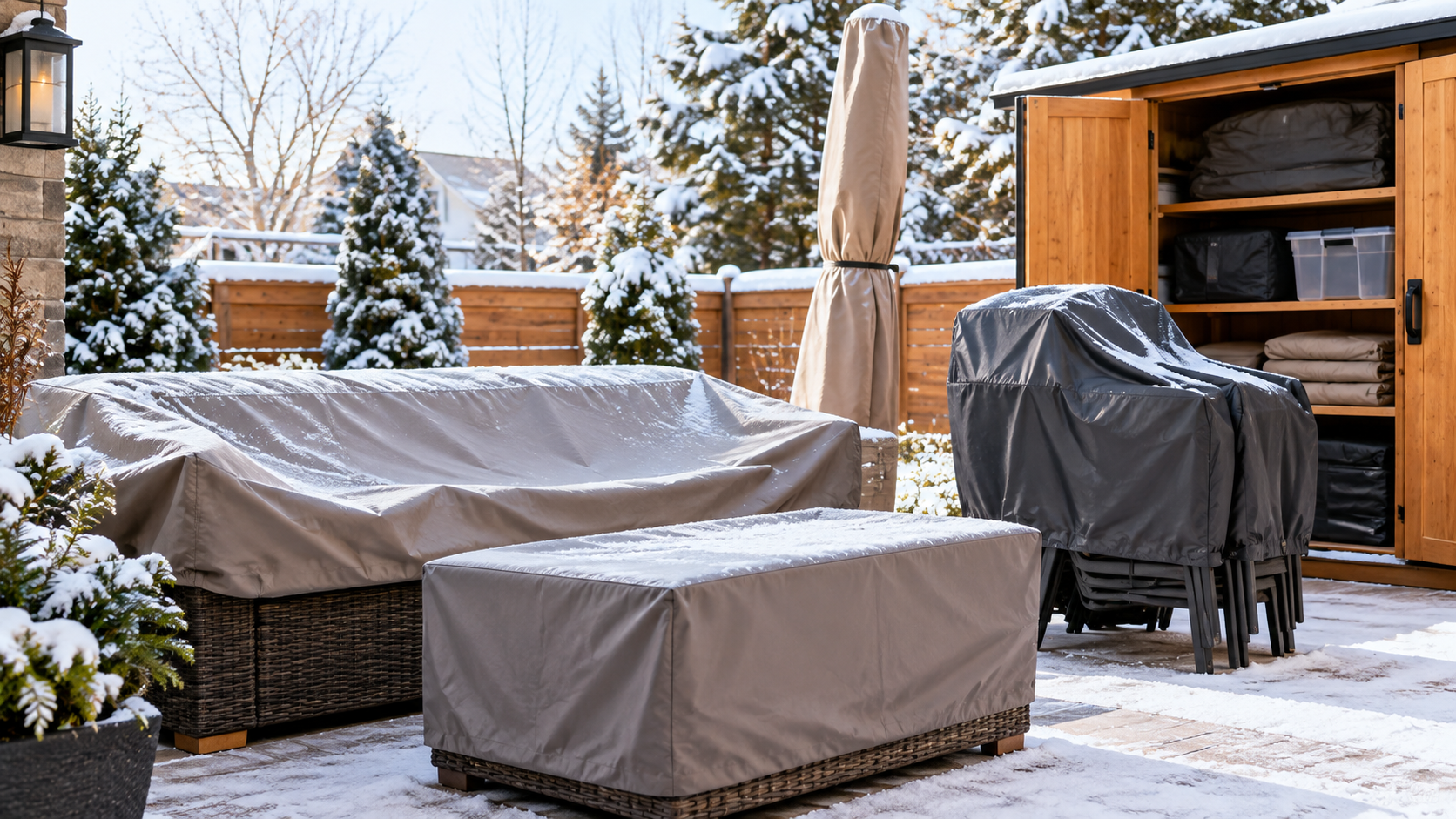 How to Store Patio Furniture Over Winter
